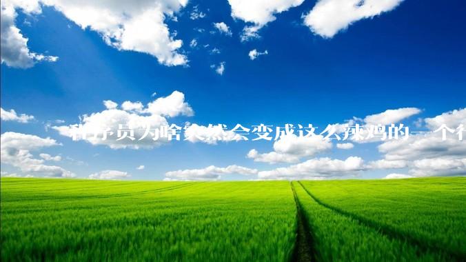 程序员为啥突然会变成这么辣鸡的一个行业？